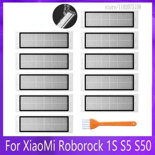 Filtre Hepa Lavable Pour Xiaomi Roborock 1 S S5 S50 S51 S55 S6 S60 S61 S5 Max S6 Pur S6 Maxv 25 E35 E45 C10 Vide Pi¿¿ces 9109-May17584