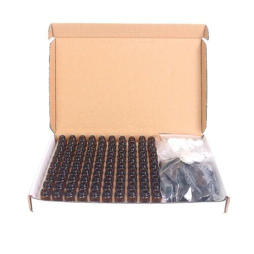 Lot De 100 Flacons En Verre Ambré De 2 Ml Pour Huiles Essentielles - Récipients D'échantillons Rechargeables Avec Protection Uv
