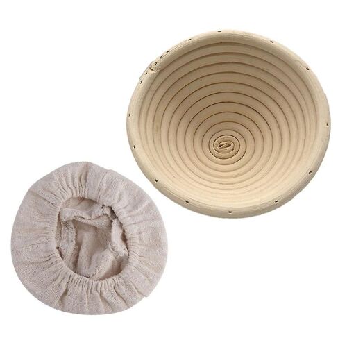 Corbeille À Pain Banneton En Rotin De 30 Cm Avec Doublure ¿ Idéale Pour La Pâtisserie Artisanale Et La Levée De La Pâte