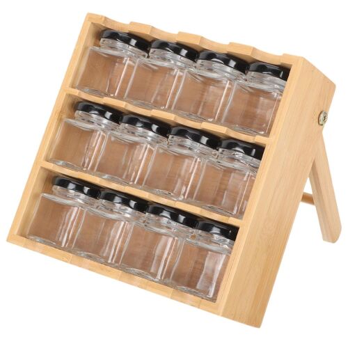 Étagère À Épices De Grande Capacité Avec 12 Pots À Condiments ¿ Organiseur De Cuisine Multifonctionnel Pour Assaisonnements