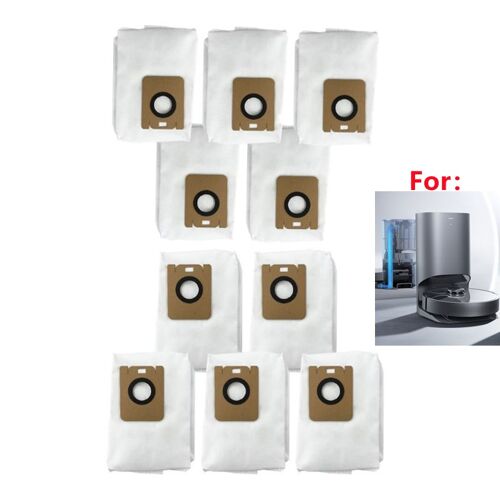 Sacs Filtrants Anti-Poussi¿¿re Pour Xiaomi Dreame Bot Z10 Pro / L10 Plus, Pi¿¿ces De Rechange Pour Aspirateur Robot Et Vadrouille Automatique 4L 9109-May18434