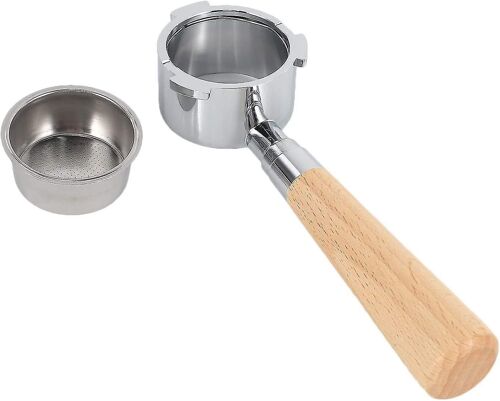 Panier filtre à café sans fond de 51 mm ¿ Remplacement durable en acier inoxydable 304 pour une infusion de qualité barista