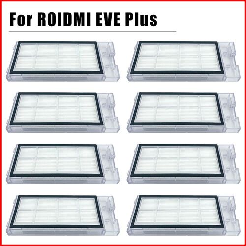 Pi¿¿ces De Rechange Pour Aspirateur Robot Roidmi Eve Plus, Filtre Hepa, ?l¿¿ments Filtrants 9109-May16965