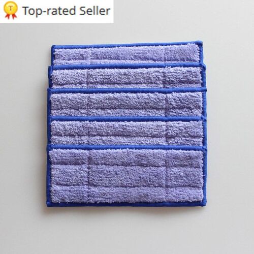 Tampons De Balayage Humide Lavables En Microfibre, 5 Pi¿¿ces/Lot, Tampons De Nettoyage Pour Irobot Braava Jet 240 Gratuite 9109-May18086
