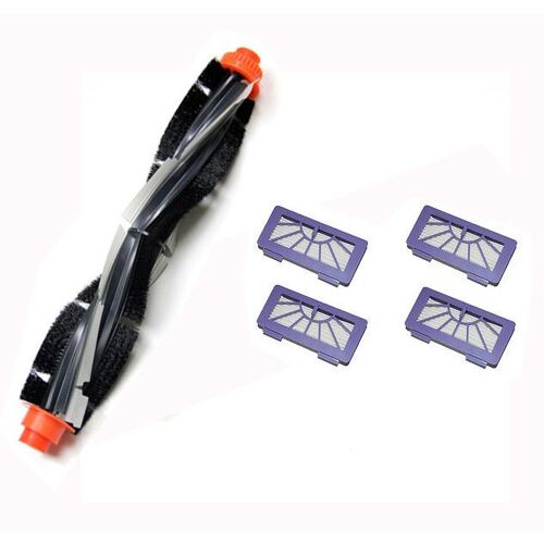 Haute Qualit¿¿ 1 Pi¿¿ces Main Combo Rouleau Brosse Et 4 Pi¿¿ces Filtre Hepa Pour Neato Nettoyant Xv-11, Xv-21, Xv-15, Xv-12 Xv-14 Livraison Gratuite 9109-May18084