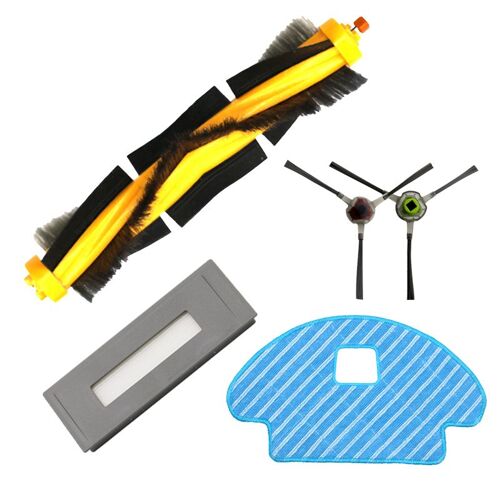Rouleau Principal Pour Brosse Lat¿¿rale, Filtre Hepa, Tissus De Vadrouille Pour Ecovacs Deebot Ozmo 930 Dg36, Accessoires Pour Aspirateur Robot 9109-May16490