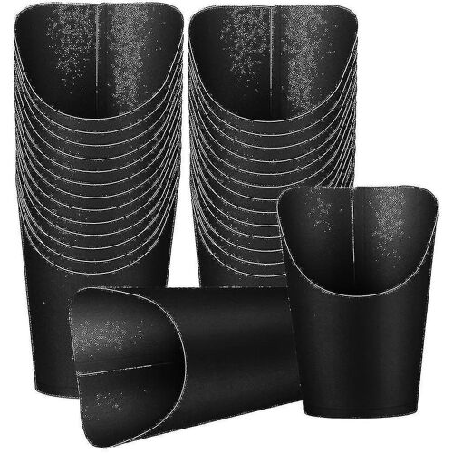 Lot De 50 Gobelets À Frites Jetables ¿ Gobelets En Papier Multi-Usages Pour Fêtes, Gourmandises Et Célébrations