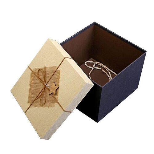 Coffret Cadeau Élégant Pour Enterrement De Vie De Jeune Fille Avec Ruban ¿ Boîte À Bonbons Carrée Polyvalente Pour Mariages Et Occasions Spéciales