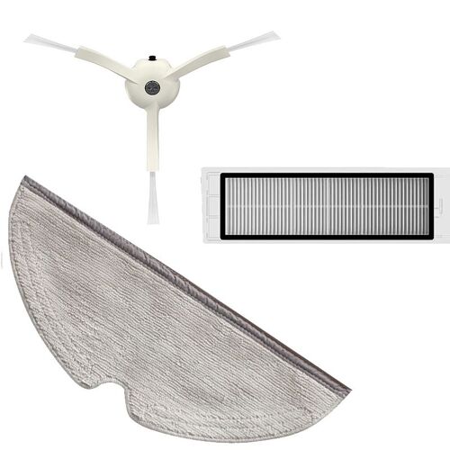 Aspirateur Robot Xiaomi Roborock S5 Max S6 Maxv S50 S51, Filtre Hepa, Brosse Lat¿¿rale, R¿¿servoir D'Eau, Zone Compl¿¿te, Pi¿¿ce D¿¿tach¿¿e 9109-May18358