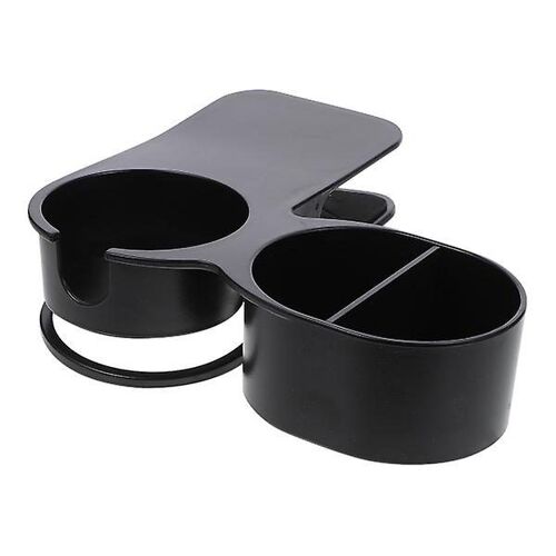 Porte-Gobelet De Bureau Multifonction Noir ¿ Organiseur Portable Pour Boissons, Téléphone Et Autres Objets Essentiels