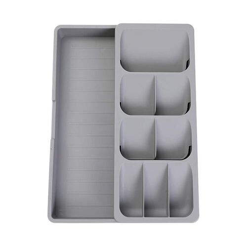 Tiroir de rangement extensible pour couverts et argenterie - Durable, étanche et facile à nettoyer