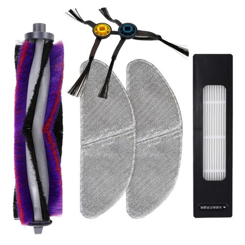 Pi¿¿ces De Rechange Pour Aspirateur Midea S8 +, Accessoires Pour Aspirateur Robot Midea S8, Brosse, Filtre Hepa, Vadrouille En Tissu 9109-May18233