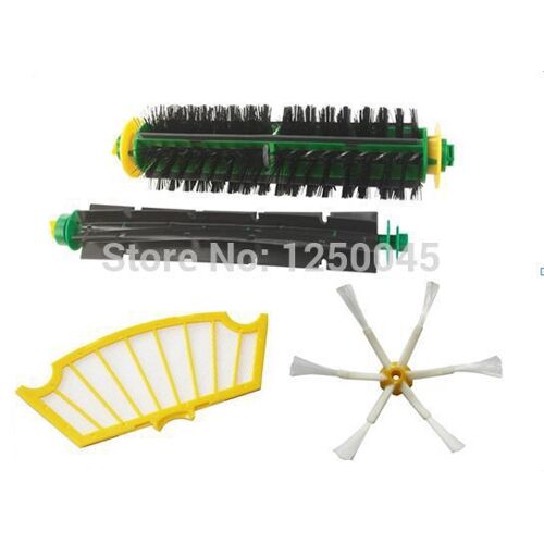 Brosse Lat¿¿rale De Batteur Flexible Pour Irobot Roomba S¿¿rie 500, Mini Kit Avec Filtre ? 6 Bras, Livraison Gratuite 9109-May17997