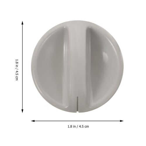 Lot De 4 Boutons De Rechange Pour Four À Micro-Ondes ¿ Boutons De Commande En Plastique Blanc Durable Pour Une Utilisation Et Une Prise En Main Faciles
