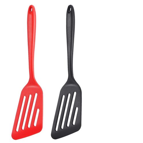 Spatules À Poisson En Silicone De Qualité Supérieure - Spatules Ajourées Antiadhésives Et Résistantes Aux Hautes Températures Pour Une Cuisson Sûre Et Un Nettoyage Facile