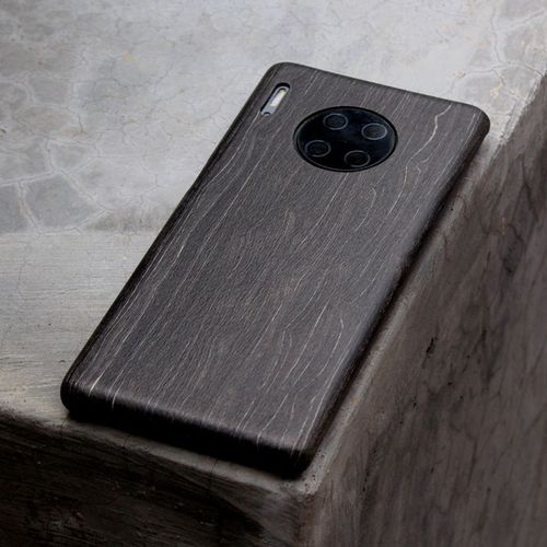 Coque Arrière En Bois Dur Pour Huawei Mate 30 / Mate 30 Pro/Mate 40 Noyer Bois De Rose Séquoia Abricot Acajou