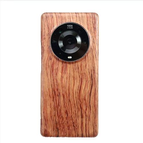 Coque Arrière Ultramince En Bois Véritable Pour Honor Magic 3 4 Pro Couverture De Luxe En Bois De Bambou Et De Rose
