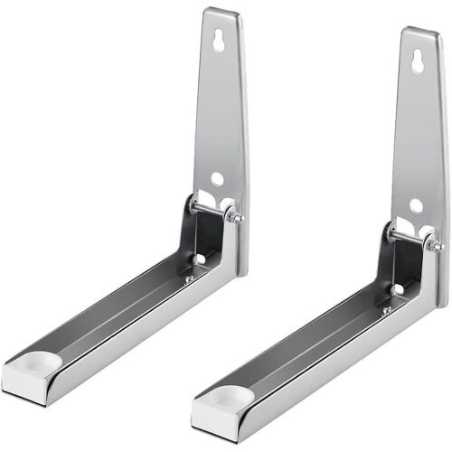 Supports Muraux Réglables Pour Four À Micro-Ondes : Gain De Place, Antirouille, Installation Facile, Capacité De 40 Kg