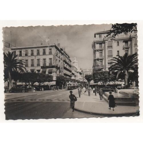 Cpa Alger Rue D Isly 1950
