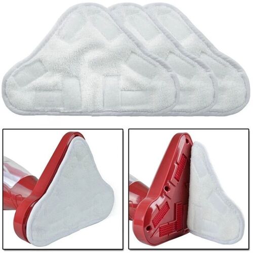 Balai Serpilli¿¿re Triangulaire En Corail, 1 Pi¿¿ce, Tampons De Nettoyage De Sol Pour Le Nettoyeur ? Vapeur H20 X5, Pi¿¿ces De Rechange Pour Le Nettoyage 9109-May13151