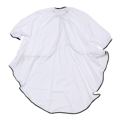 Cape De Coupe Haut De Gamme ¿ Tablier De Salon Réglable Pour Hommes Et Femmes, Antiadhésif, Polyester Durable, Blanc Élégant 