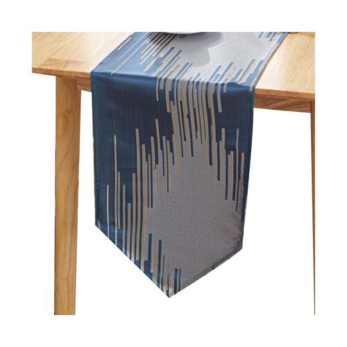 Chemin De Table Rétro Bleu Style Ferme ¿ Écharpe Polyvalente Pour Les Mariages, Les Fêtes Et La Décoration Quotidienne Des Repas