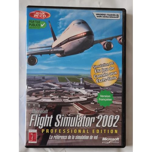 Microsoft Flight Simulator 2002 Edition Professionnelle En Français Pour Pc