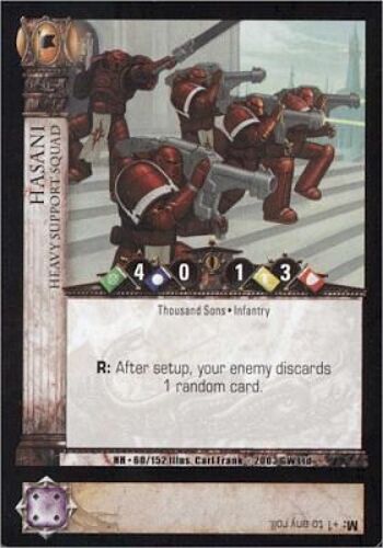 Horus Heresy Ccg - Hasani - Heavy Support Squad / Base Set Français