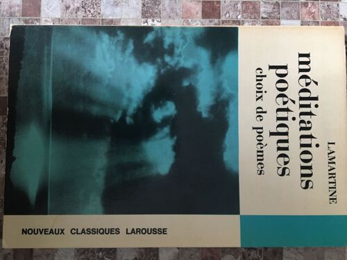 Mediations Poetiques Lamartine