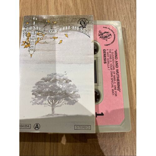 Genesis Wind And Wuthering Cassette Audio