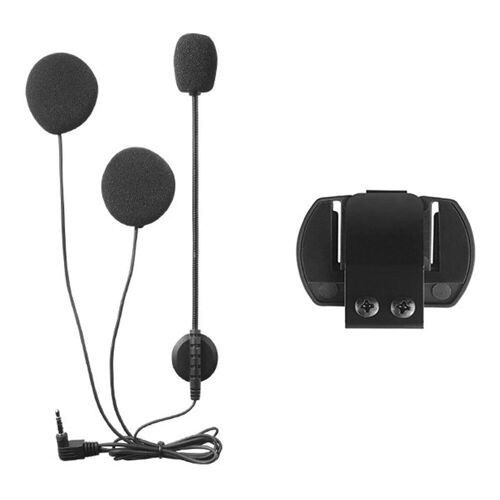Oreillette Bluetooth Pour Moto, Oreillette Stéréo, Communication Sans Fil, Microphone Musical, Avec Clip, Pour V4 V6