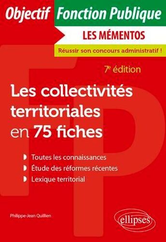 Les Collectivités Territoriales En 75 Fiches