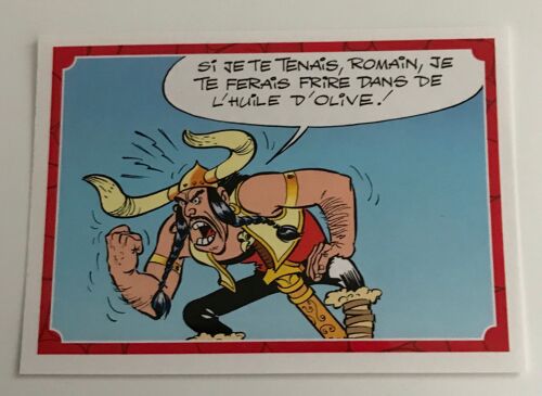 Carte Sticker Autocollant Panini Astérix Carrefour N° 55