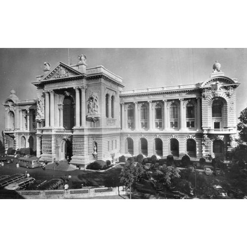 Cpa Milieu Xx Eme Siecle Noir Et Blanc - Dentelee - Principaute De Monaco N° 1545 - Le Musee Oceanographique - Editions Ajax - Photographie Veritable