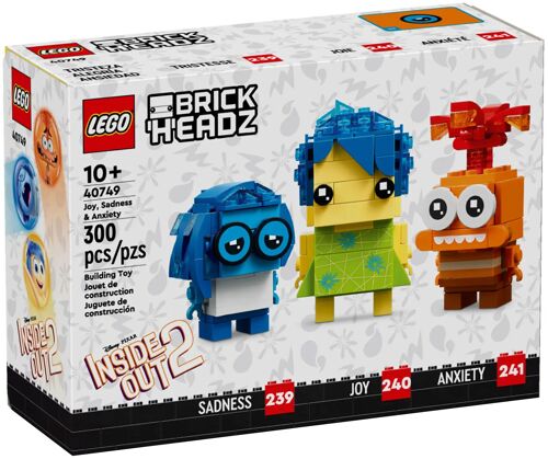 LEGO BrickHeadz - Joie, Tristesse et Anxiété (Vice-Versa 2) - 40749