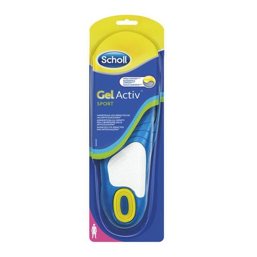 Scholl Pharma Solette Gel Activ Sport Plantare Donna Taglia 35-40