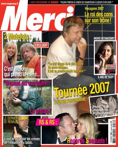 Merci 2007 Renaud Tout Un Programme/Hugues Aufray/Lolita/Dominique/Chamfort/Buccolo/Romane Serda