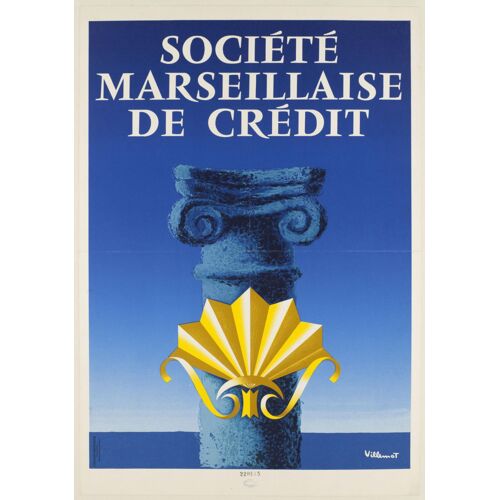 Affiche Société Marseillaise De Crédit