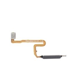 Bouton Lecteur D'empreintes Pour Xiaomi Redmi Note 10 Pro Noir