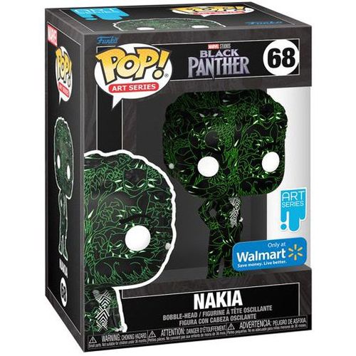 Figurine Funko Pop - Black Panther [Marvel] N°68 - Nakia - Art Series (64892)