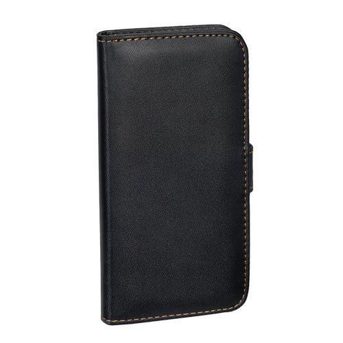 PEDEA Book Style - Portefeuille pour téléphone portable - noir - pour HTC One Mini