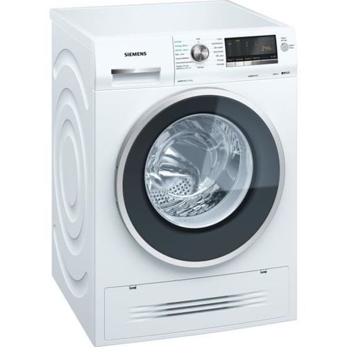 Siemens iQ500 WD14H464FF - Machine à laver séchante - indépendant - largeur : 59.8 cm - profondeur : 59 cm - hauteur : 84.8 cm - chargement frontal - 56 litres - 7 kg - 1400 tours/min