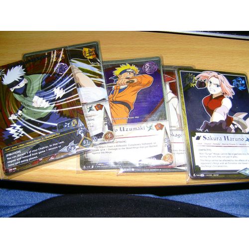 Lot De 7 Cartes Rare, Supère Rare , Promo Naruto Et Naruto Shippuden