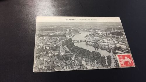 Carte Postale Auxerre Vue Prise A Vol D'oiseau En L'état Sur Les Photos