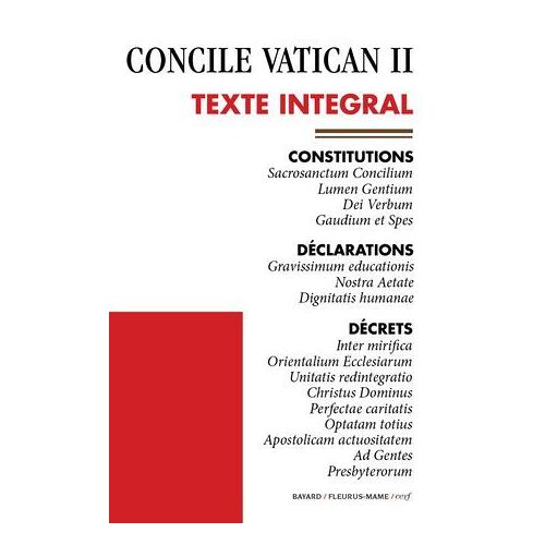 Vatican Ii - Texte Officiel