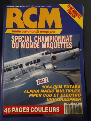 Rcm Radio Commande Magazine N° 91 Novembre 1988