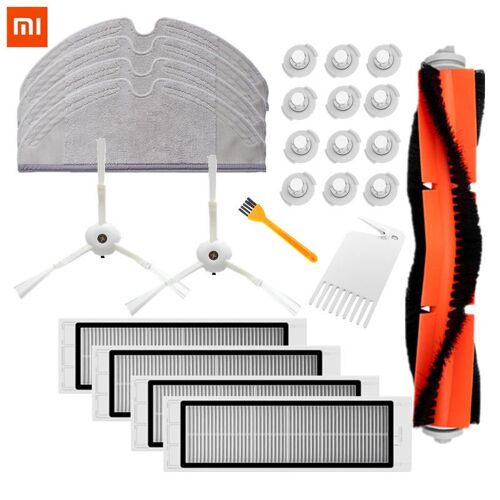Xiaomi ¿ Pièces De Rechange Pour Aspirateur Mi Robot S50 Et S51, Kit D'Accessoires Pour Machine À Aspiration Robo 2, 25 Pièces 9109-May337