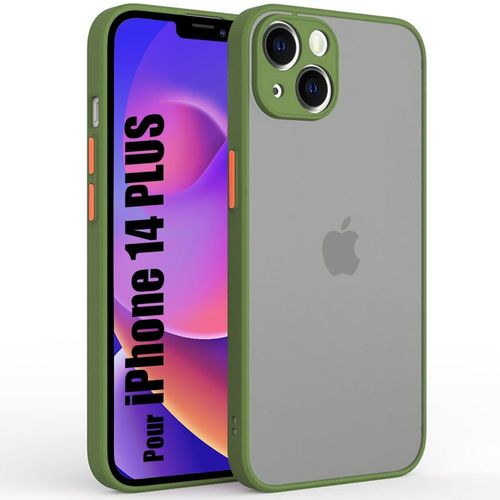 Coque Pour Iphone 14 Plus Protection Ultra Résistante Mat - Kaki