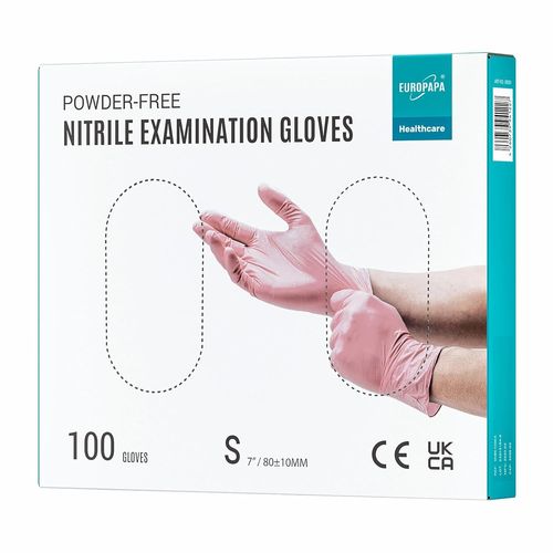 Lot De 100 Gants Jetables En Nitrile Sans Latex Non Stériles Sans Latex.[H20]