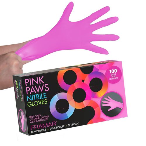 Kalanka-Gants Jetables Rose - Gants Nitrile S, Gant Jetable Latex, Gants Cuisine Jetables, Gant Cuisine, Gant Menage, Gant Latex Couleur - Petite 100